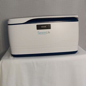 SereneLife 8 Gallon Secure Locking Storage Travel Container Utility Bin